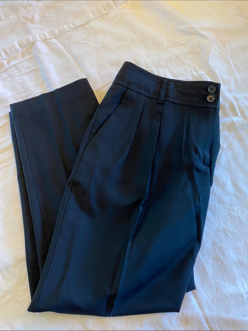 Talbots Women’s Black Classic Straight Leg Ankle Pants - Size 6